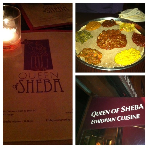 รูปภาพถ่ายที่ Queen of Sheba โดย Brenda L. เมื่อ 3/20/2013