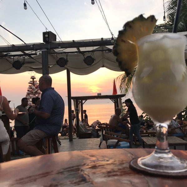 Photo taken at Sunset Beach Bar &amp; Restaurant by Arthur C. on 1/11/2019