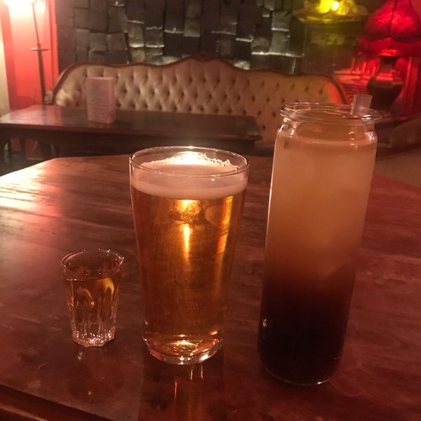In Poland and red light is an A+...  and yes a shot of Tennessee fire, a house large beer and the “long island ice tea” all for 12 US dollars...  12 dolla make you holla!!!