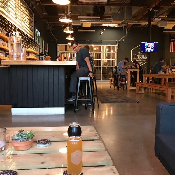 Photo taken at Lincoln Beer Company by Michelle L. on 8/25/2018