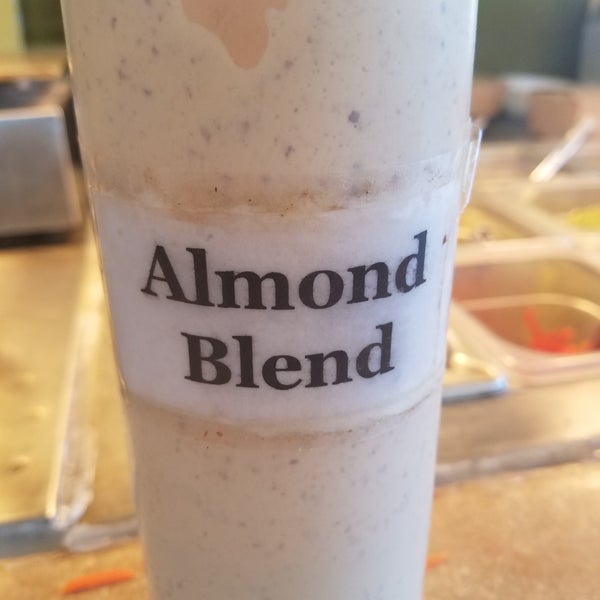 My absolute favorite dressing there is the almond blend. If only I could buy a gallon of that stuff!