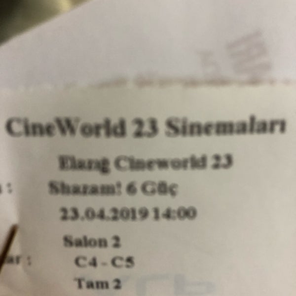 Photo prise au Cineworld Sinemaları par Ömer n. le4/23/2019