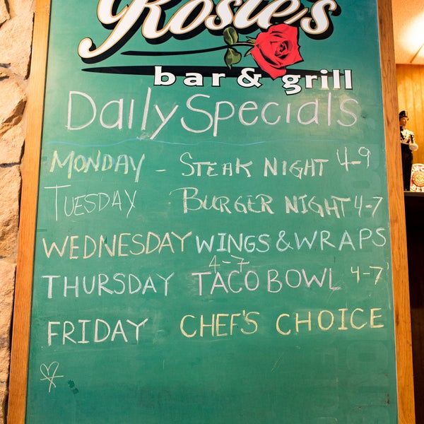 Rosie's Bar & Grill 5 tips