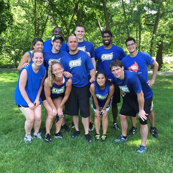 Photo taken at Bluemont Park by DC Social Sports C. on 6/29/2015