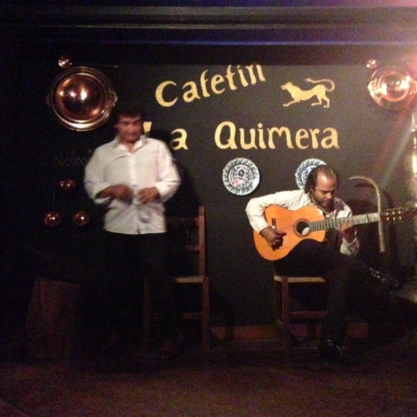 7/17/2013 tarihinde Filippo Z.ziyaretçi tarafından La Quimera Tablao Flamenco y Sala Rociera'de çekilen fotoğraf