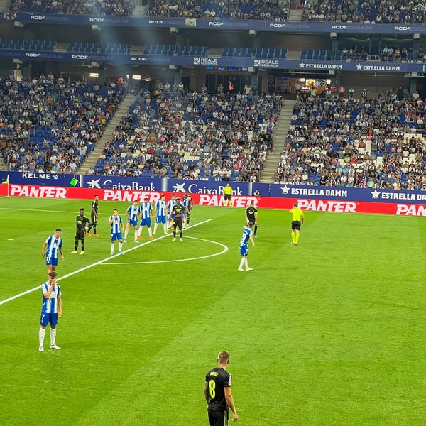 Photo taken at RCDE Stadium by Nawaf on 8/28/2022