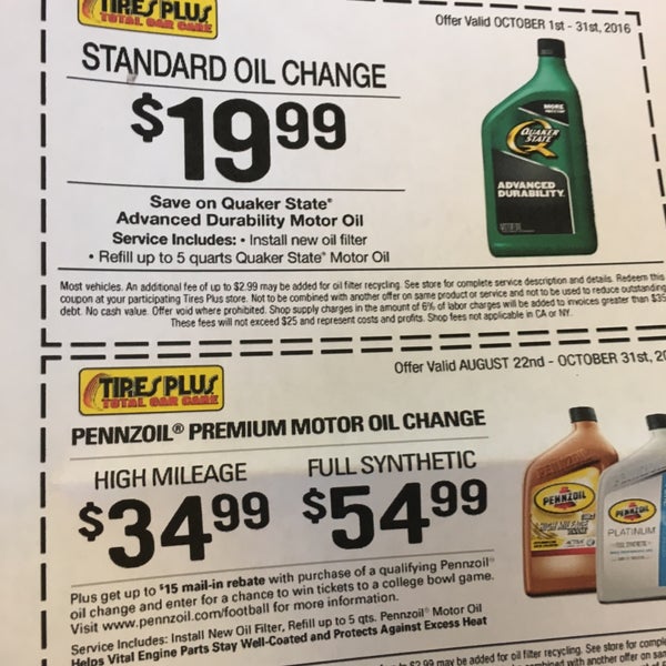 Tires Plus - 2 tips