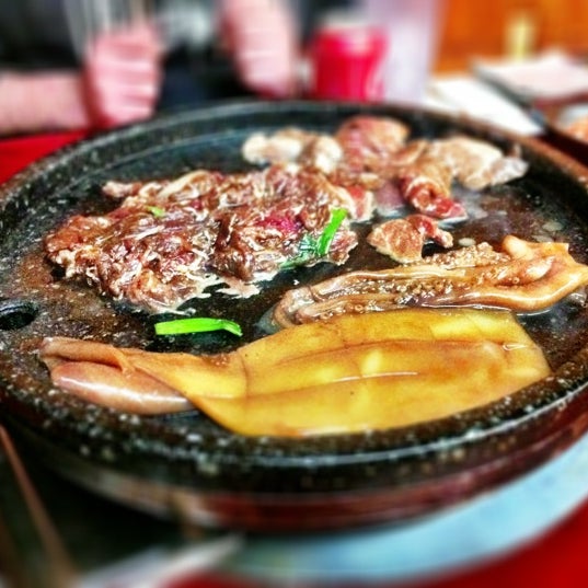 Photo taken at Hae Jang Chon Korean BBQ Restaurant by Mohammed K. on 12/17/2012