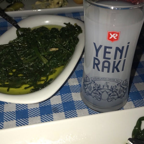 Photo taken at Mavi Balık&amp;Meze Restaurant by Onur Avcı on 12/18/2019