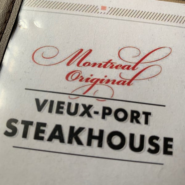 Photo taken at Vieux-Port Steakhouse by Dominic B. on 5/14/2022