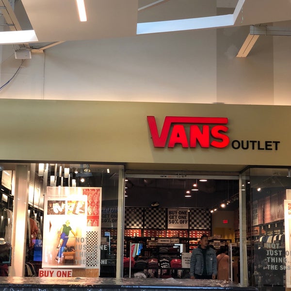 vans in the outlet mall