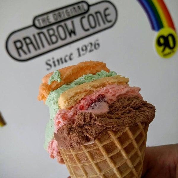 Photo taken at The Original Rainbow Cone by Tim H. on 3/4/2016