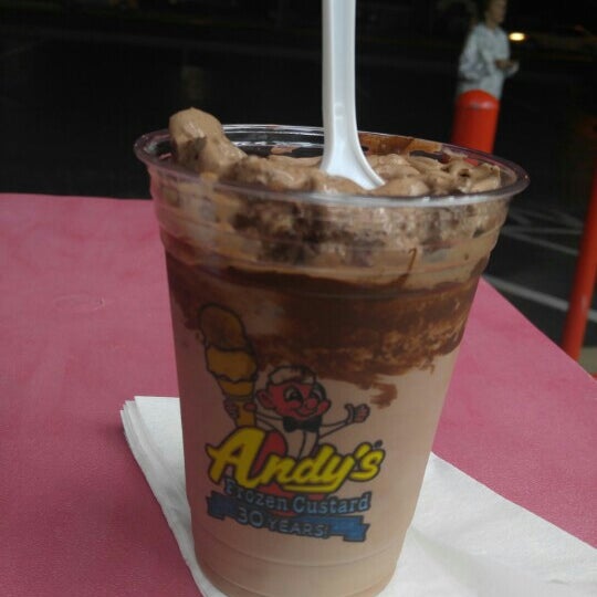 Photo taken at Andy&#39;s Frozen Custard by Reanna L. on 4/22/2016