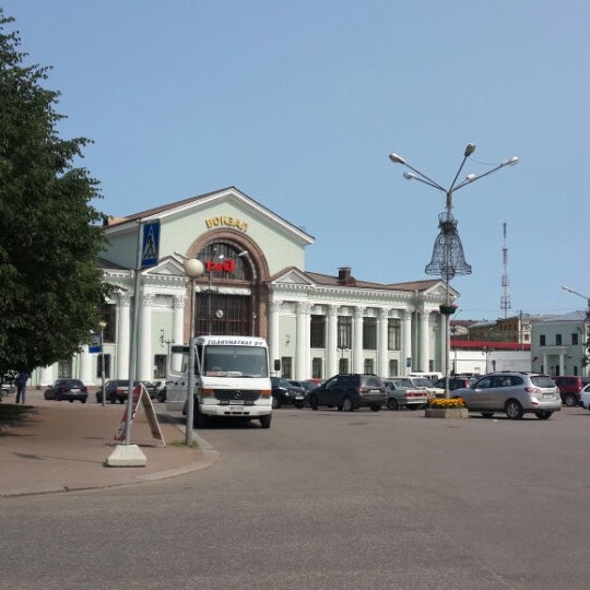 Выборг у вокзала