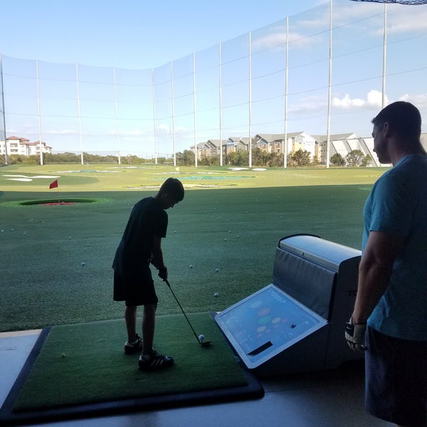 Photo taken at Topgolf by Erica M. on 5/22/2018