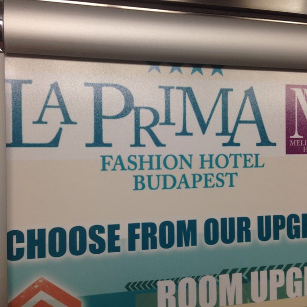 Снимок сделан в La Prima Fashion Hotel Budapest пользователем Aydar 12/10/2014