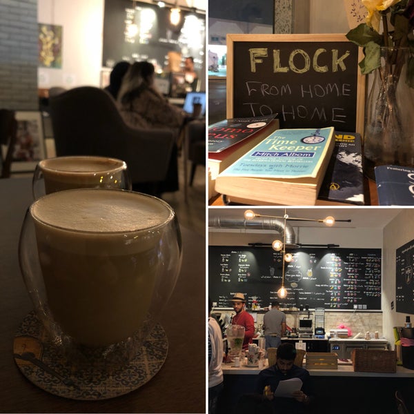 Photo taken at Flock Coffee by Saad on 1/26/2018