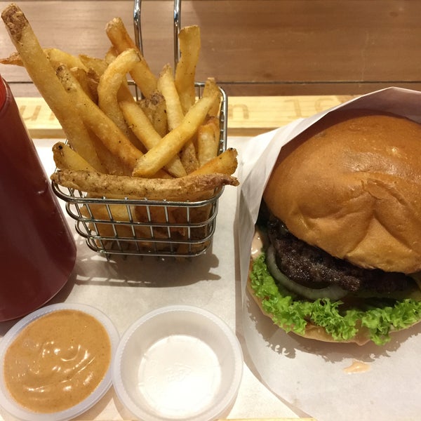 Photo taken at Burger On 16 by Shige S. on 6/30/2018