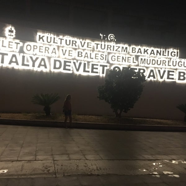 Photo taken at Antalya Devlet Opera ve Balesi by Makbule D. on 8/16/2019