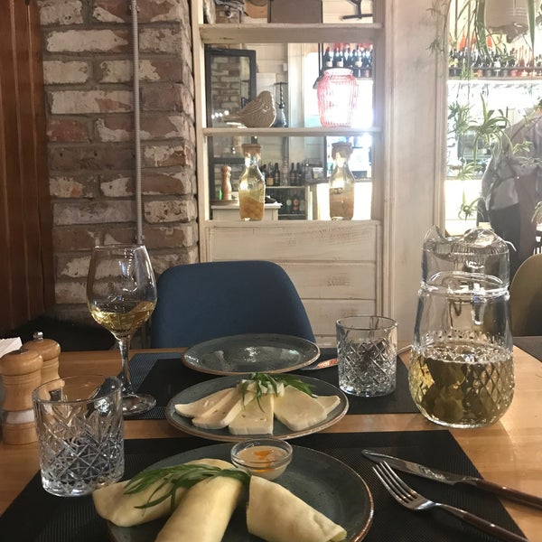 It is a nice place to have Georgian food in summer. One can sit outside. The environment is nice. The portions are on the small side and the prices according to the area. It is a good option.