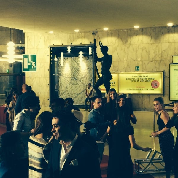 Photo taken at Teatro Manzoni by Arina S. on 5/10/2014