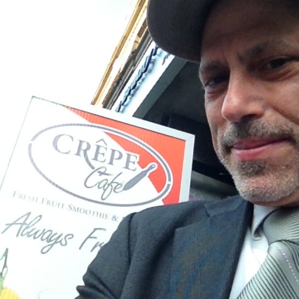 Photo taken at Crepe Cafe by Freddie B. on 7/27/2013