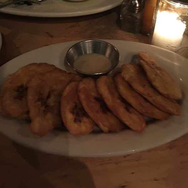 The tostones (flattened green plantains) is a great side.
