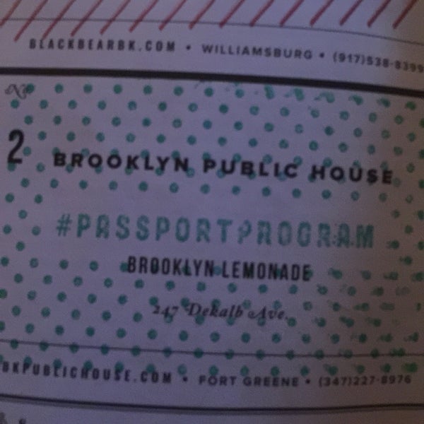 Awesome Brooklyn Passport Program participant! #PassportProgram