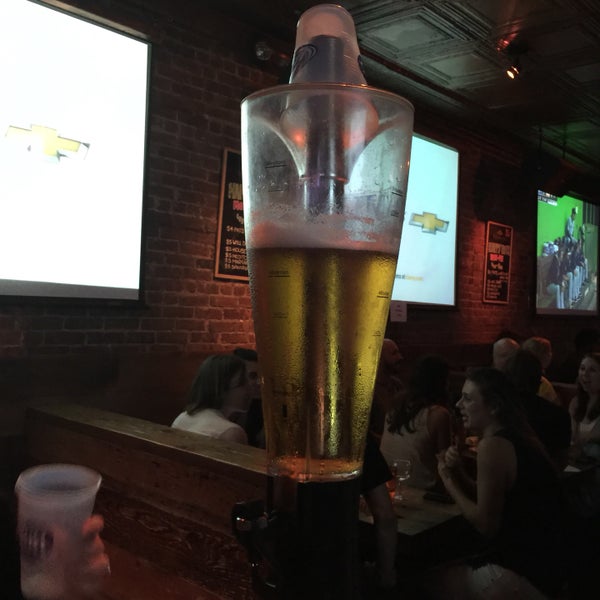 When with a group, beer towers are clutch. Can get a tower of Shock Top for $25, Stella for $30 or craft beers for $35.