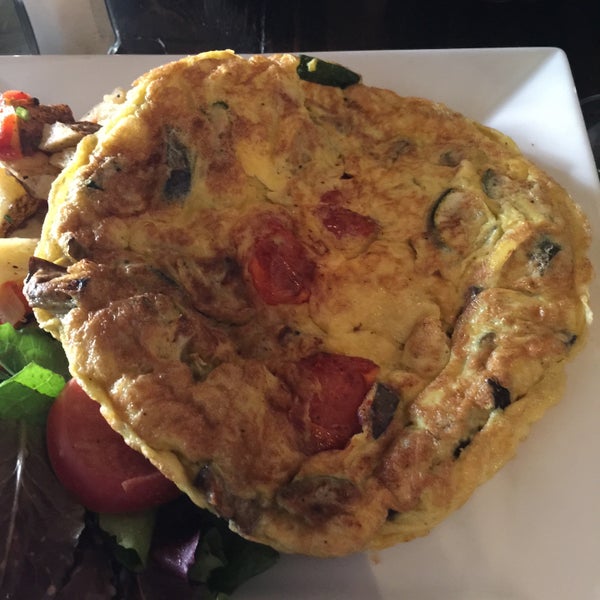 For brunch, I loved the frittata. A special treat to have on the menu.