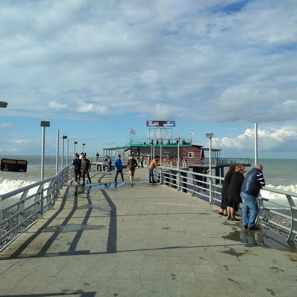Photo taken at Pier Batumi by Vladimir E. on 10/27/2018