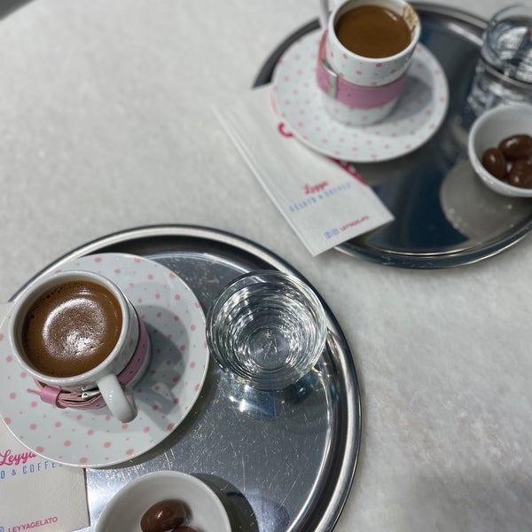 Photo taken at Leyya Gelato &amp; Coffee by Zeynep S. on 4/16/2022