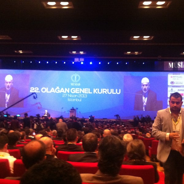 Photo taken at Haliç Congress Center by Melih on 4/27/2013