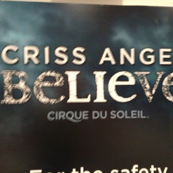 Photo taken at CRISS ANGEL Believe by Daniel M. on 5/15/2013