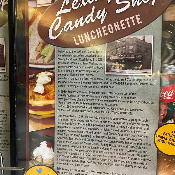 Foto diambil di Lexington Candy Shop Luncheonette oleh oruc y. pada 1/4/2023