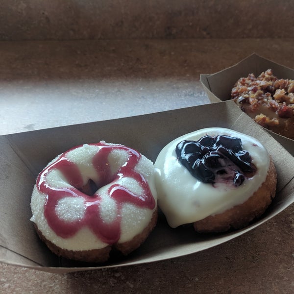 Photo taken at Peace, Love &amp; Little Donuts by Anthony Z. on 5/24/2019