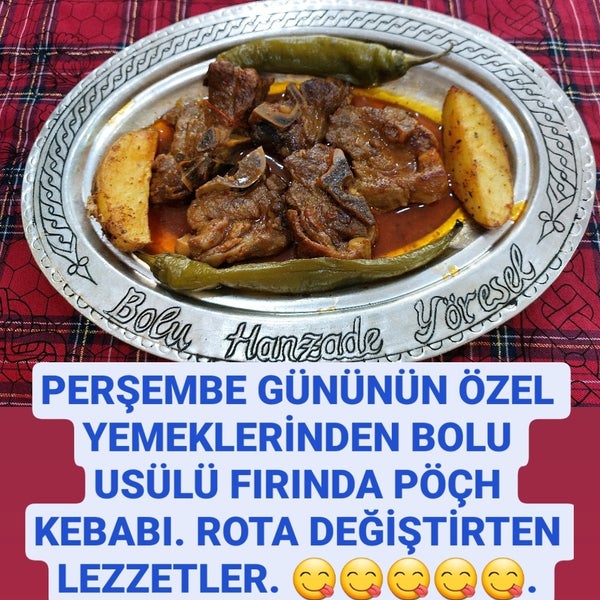 Снимок сделан в Bolu Hanzade Restaurant - Yöresel Lezzetler Noktası пользователем FAKIR 12/23/2021