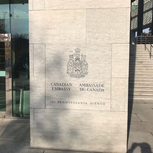 Photo taken at Embassy of Canada by Mike D. on 11/21/2018