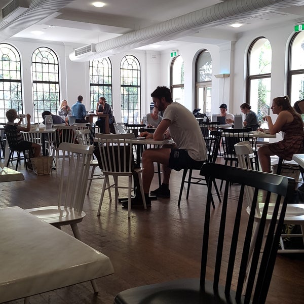 Hackett Cafe provides great food and seating for people to collaborate with others