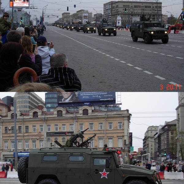 "А из нашего окна Площадь Красная видна!...." Репетиция парада Победы напротив наших окон :0)