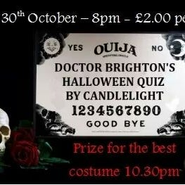 Halloween quiz by candlelight