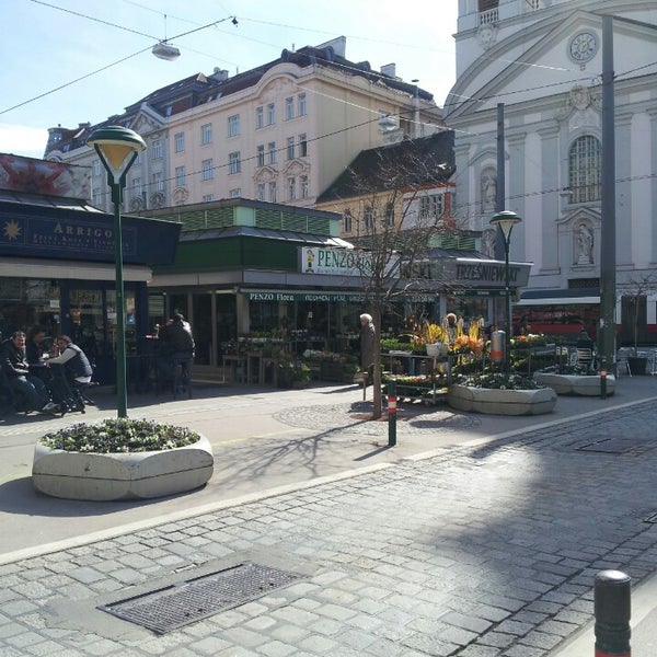 Photo taken at Rochusmarkt by Jochen P. on 3/20/2013