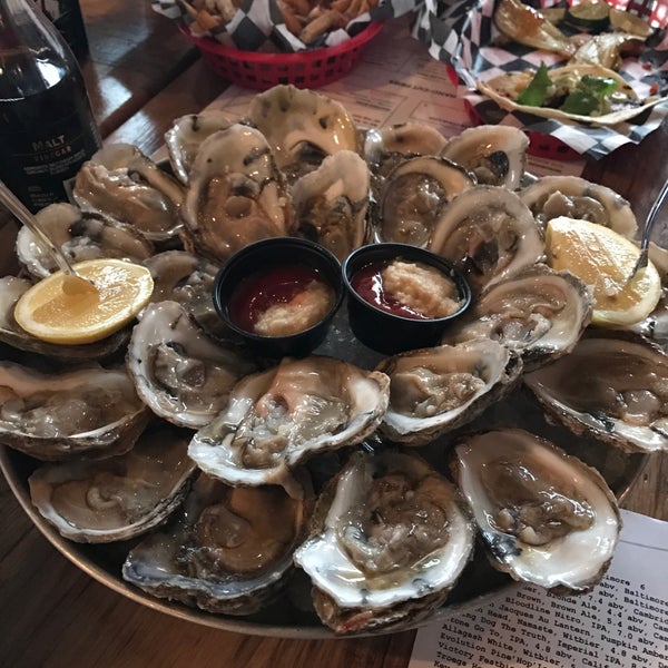 You really can't beat happy hour; $.50 oysters. Really nice lobster dinner special on Sunday. Place is always packed though.