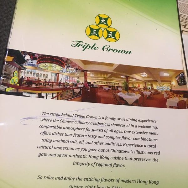 6/3/2018 tarihinde Abou K.ziyaretçi tarafından Triple Crown Restaurant'de çekilen fotoğraf