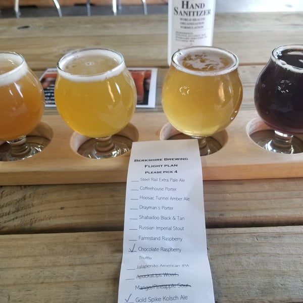 Photo taken at Berkshire Brewing Company by James Y. on 4/23/2021