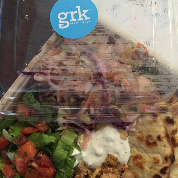 Photo taken at GRK Fresh Greek by Stacey K. on 9/9/2016