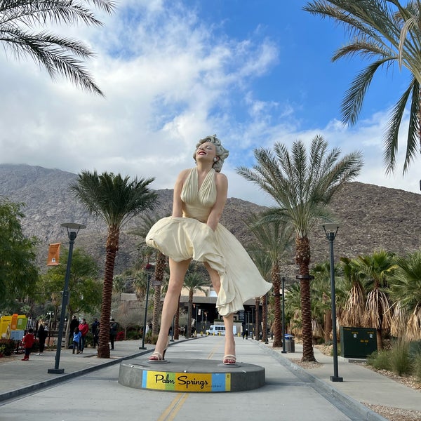 The Charred Remains of the Palm Springs' Playground where Marilyn Monroe  was Discovered