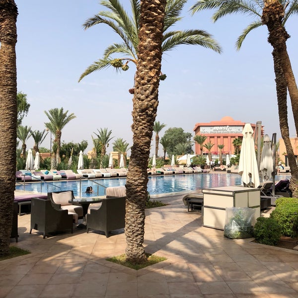 Das Foto wurde bei Mövenpick Hotel Mansour Eddahbi Marrakech von Ignacio D. am 9/3/2018 aufgenommen