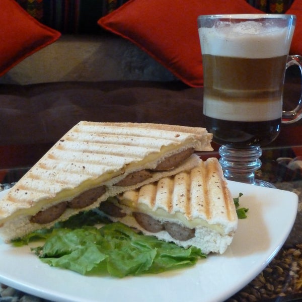 Try the Caffee Lattee with the Chicken Sandwich!
