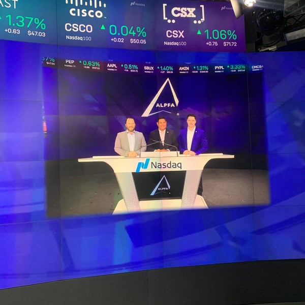 Photo taken at Nasdaq Marketsite by Brian H. on 9/12/2019